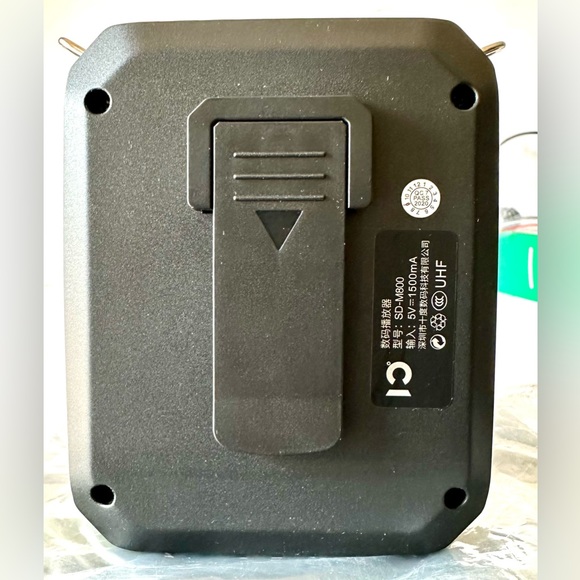 SHIDU M800UHF Original Voice Amplifier Loud Speaker MP3 Player AUX Green - Picture 4 of 11